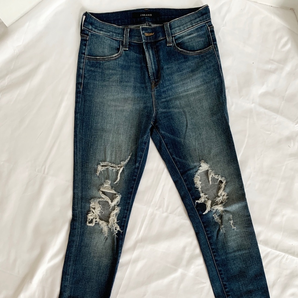 J brand high rise skinny jean